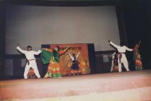 A dance performance being staged at Bharat Utsav, 1999