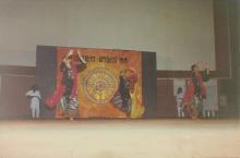 A cultural event in progress at IIT Madras, 1999