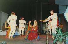A folk dance being staged at IIT Madras, 1999