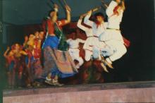 A folk dance being staged at IIT Madras, 1999