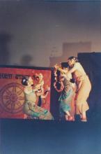 A cultural show in progress at IIT Madras, 1999