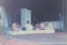 A classical music concert in progress, 1999