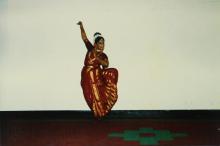 A dancer in action at Bharat Utsav, 1999