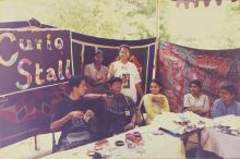 At the 'Curio Stall' during Bharat Utsav, 1999