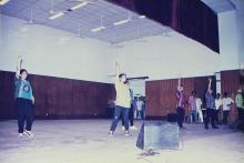 A dance performance at IIT Madras, 1999