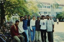 A group of boys photographed at Bharat Utsav, 1999