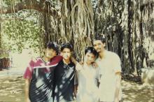 A group of students at Bharat Utsav, 1999