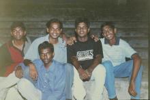 A group of boys at Bharat Utsav, 1999
