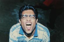 An energetic young man at Bharat Utsav, 1999