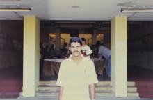 Outside the Central Lecture Theatre, 1999