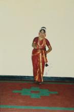 A dancer performs during Bharat Utsav, 1999