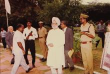 Dr. Manmohan Singh photographed at IIT Madras, 1994