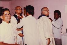 Some of the faculty of IIT Madras at the 31st Convocation, 1994