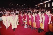 The academic procession enters the convocation hall, 1994