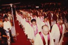The academic procession at the 31st Convocation, 1994