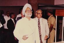 Dr. Manmohan Singh and Prof. N. V. C. Swamy at IIT Madras, 1994