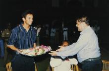 Rahul Dravid at IIT Madras, 2001