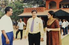 At the Chemplast Cricket Ground in IIT Madras, 2001