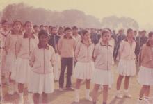 Members of the IIT Madras sports and athletics team, 1985