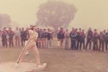 At the 22nd Inter-IIT Sports Meet, 1985