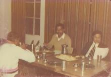 A photograph taken during the 22nd Inter-IIT Sports Meet, 1985