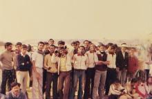 Members of the IIT Madras sports and athletics team, 1985