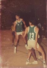 Members of the IIT Bombay basketball team, 1985