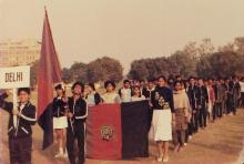 The hosting team IIT Delhi at the 22nd Inter-IIT Sports Meet, 1985