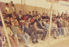 A section of the audience at the 22nd Inter-IIT Sports Meet, 1985