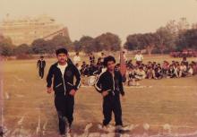 A photograph taken during the 22nd Inter-IIT Sports Meet, 1985