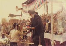 A photograph taken during the 22nd Inter-IIT Sports Meet, 1985