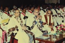 Dr. P. Rama Rao, Dr. M. S. Swaminathan and Prof. N. V. C. Swamy at IIT Madras, 1992