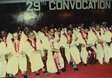 The Heads of Departments at the 29th Convocation, 1992