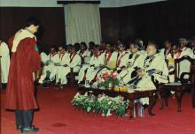 A photograph taken during the 29th Convocation of IIT Madras, 1992