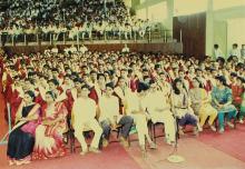 At the convocation hall during the 29th Convocation, 1992