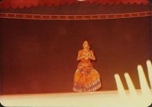 A dancer performs at IIT Madras