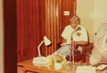 A photograph taken during an event at IIT Madras
