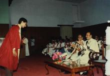 At the 26th Convocation of IIT Madras, 1989
