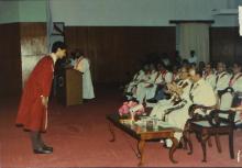 At the 26th Convocation of IIT Madras, 1989