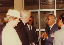 Richard von Weizsäcker and Prof. N. V. C. Swamy at IIT Madras, 1991