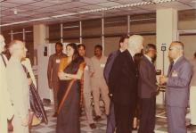 Richard von Weizsäcker and Prof. N. V. C. Swamy at IIT Madras, 1991