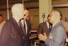 Richard von Weizsäcker and Prof. N. V. C. Swamy at IIT Madras, 1991
