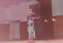 A dance performance being staged at IIT Madras, 1991