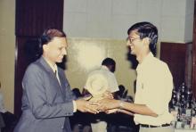 An award is presented during the 29th Institute Day, 1988