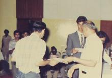 A photograph taken during the Institute Day, 1988