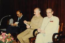 The Chairman with distinguished guests from the Federal Republic of Germany, 1988