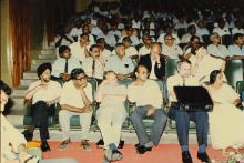 A section of the audience at the Central Lecture Theatre, 1988