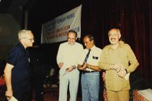 The Director with some of the distinguished guests, 1988