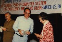 Distinguished German guests at IIT Madras, 1988