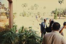 Outside the Computer Sciences Block, 1988